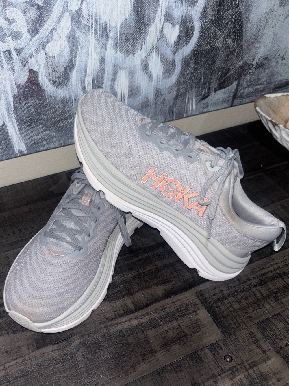 HOKA Women's Gaviota 5 running shoes SZ 8B - Picture 10 of 15